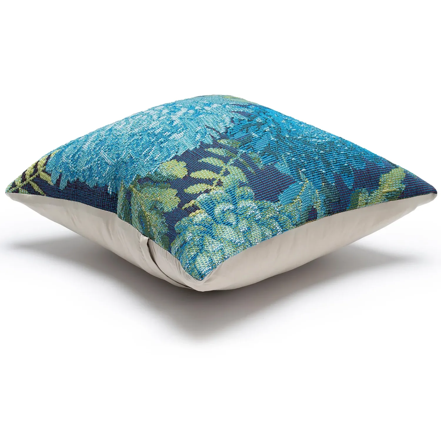 Plow & Hearth Outdoor Throw Pillows|Decorative Pillows>Indoor/Outdoor Chrysanthemum Polypropylene Throw Pillow