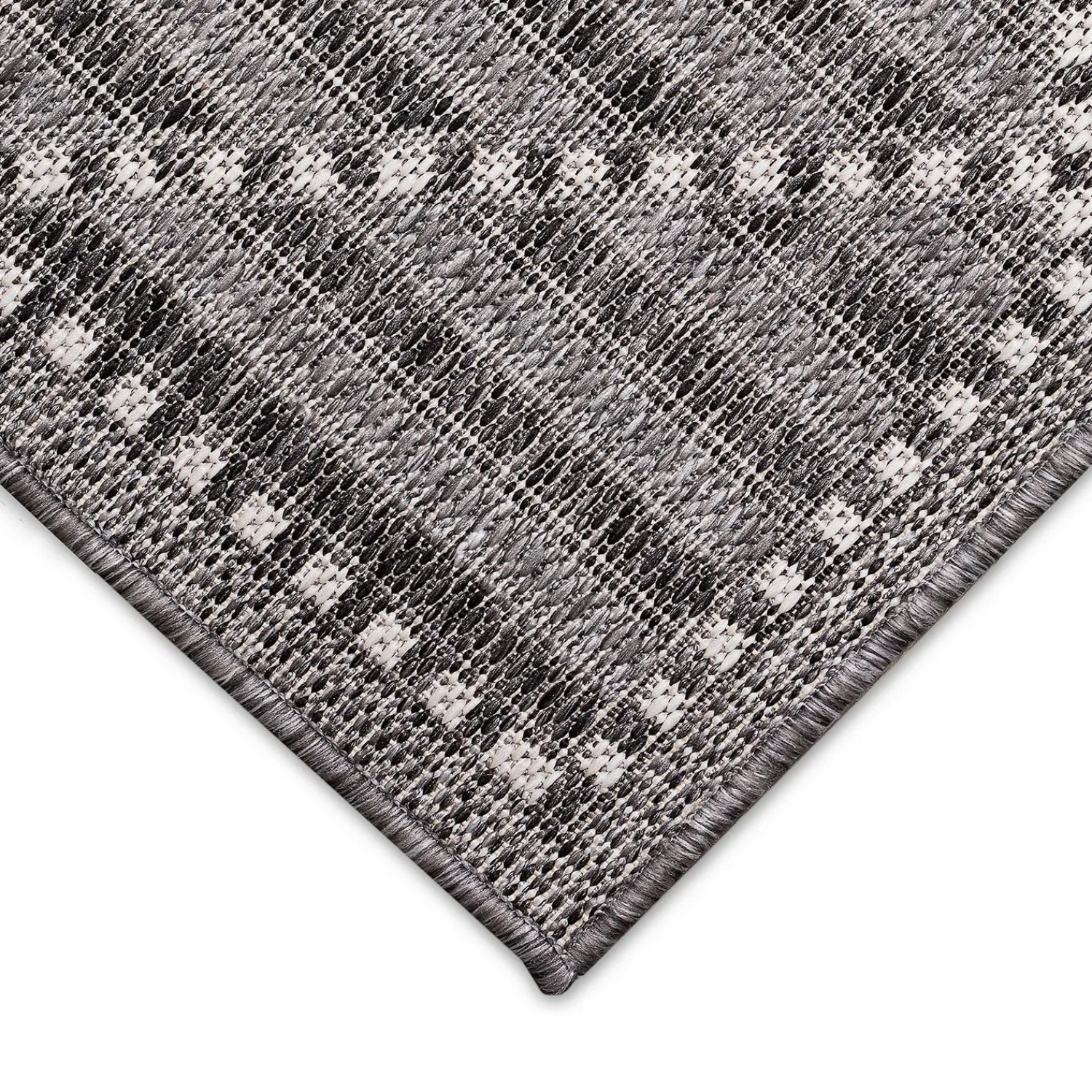 Plow & Hearth Area Rugs>Indoor/Outdoor Diamonds Rug, 39" x 59"