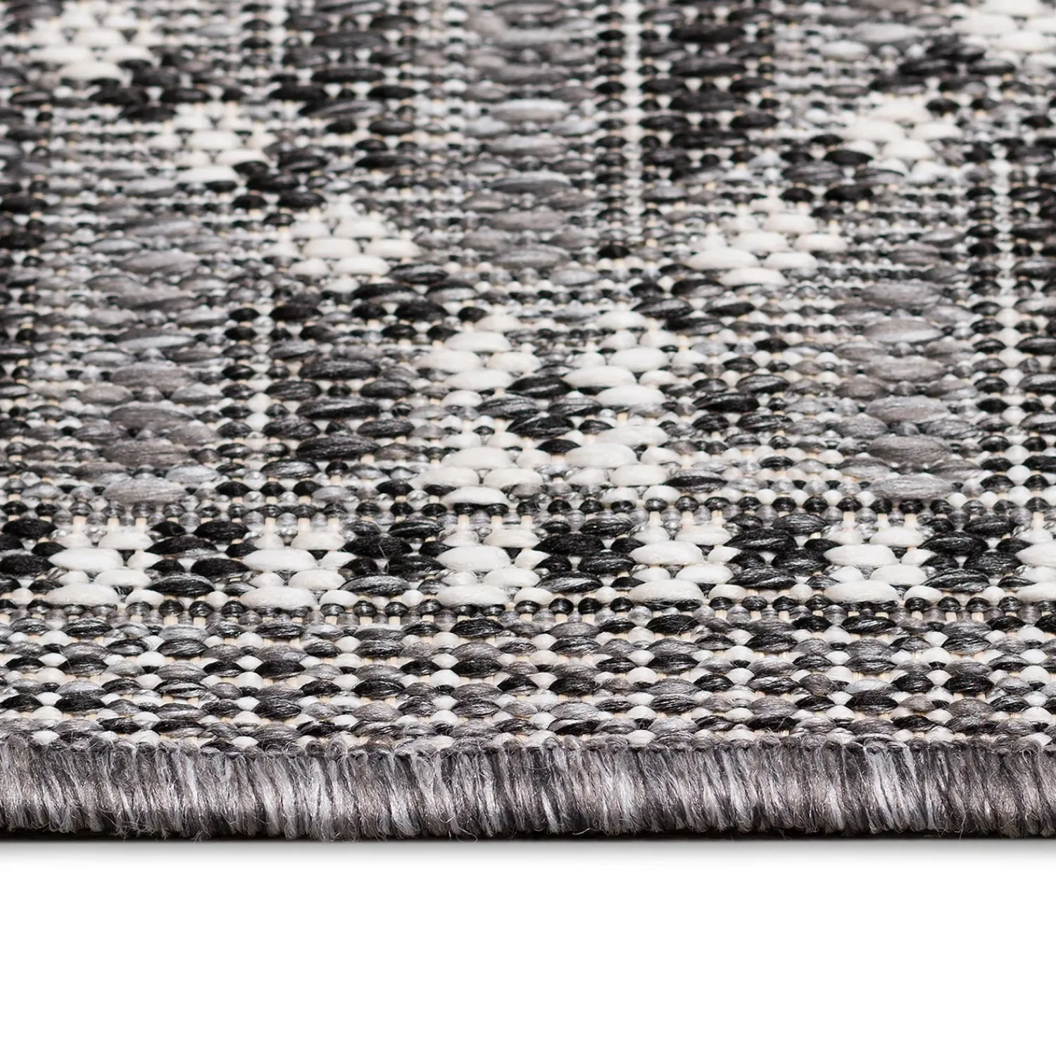 Plow & Hearth Area Rugs>Indoor/Outdoor Diamonds Rug, 7'10" square