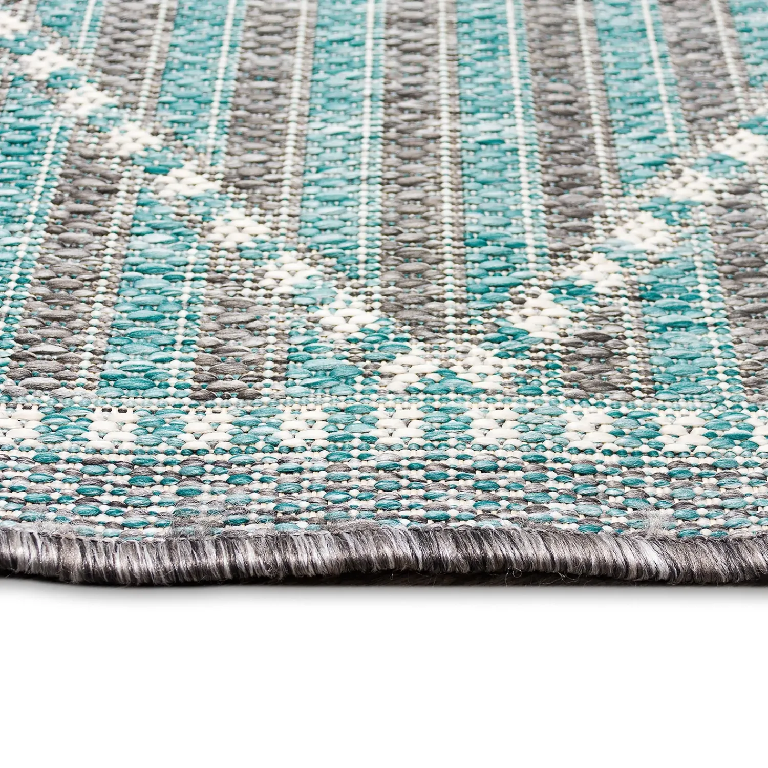 Plow & Hearth Area Rugs>Indoor/Outdoor Diamonds Rug, 7'10" square