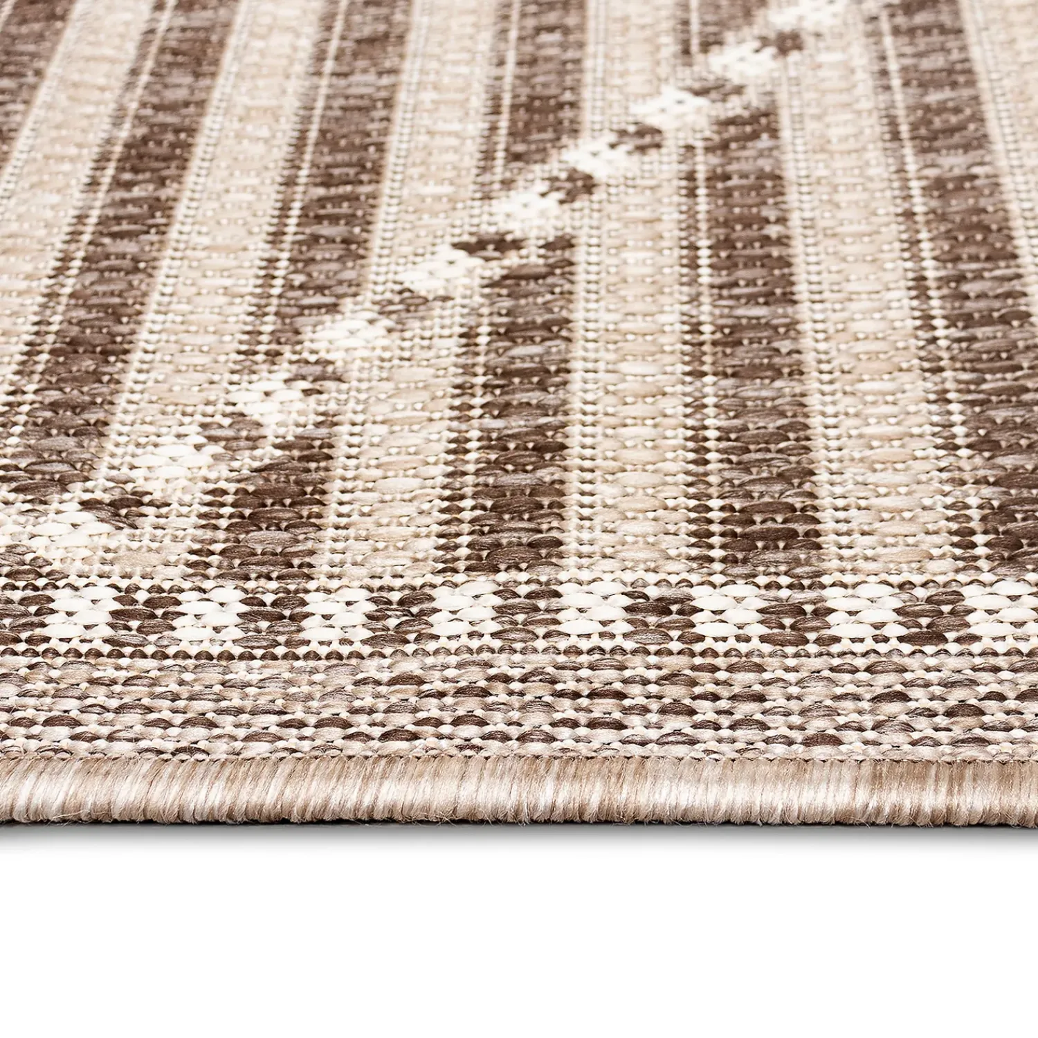 Plow & Hearth Runners>Indoor/Outdoor Diamonds Rug, 23" x 7'6" Runner