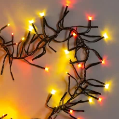 Plow & Hearth String Lights>Indoor/Outdoor Electric Cluster Lights with 1128 Multi-Color LEDs; 32'L