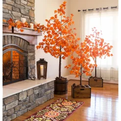 Plow & Hearth Lighted Trees & Garlands><noscript><img width=