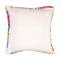 Plow & Hearth Outdoor Throw Pillows|Decorative Pillows>Indoor/Outdoor English Daisy Hooked Polypropylene Throw Pillow