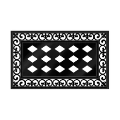 Plow & Hearth Interchangeable Mats>Indoor/Outdoor Fleur Scroll Sassafras Mat Tray