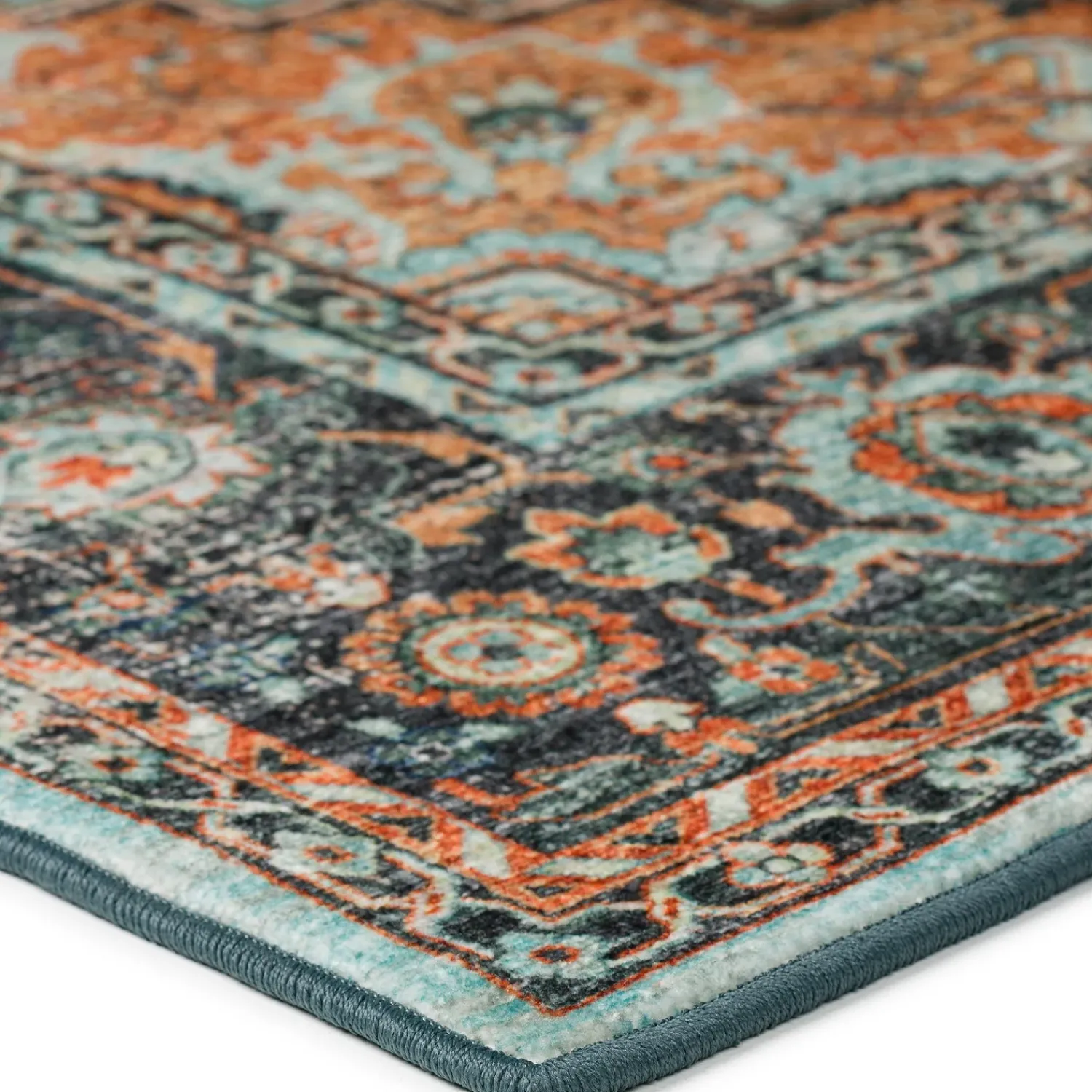 Plow & Hearth Area Rugs>Indoor/Outdoor Graves Mill Medallion Rug, 3' x 5'