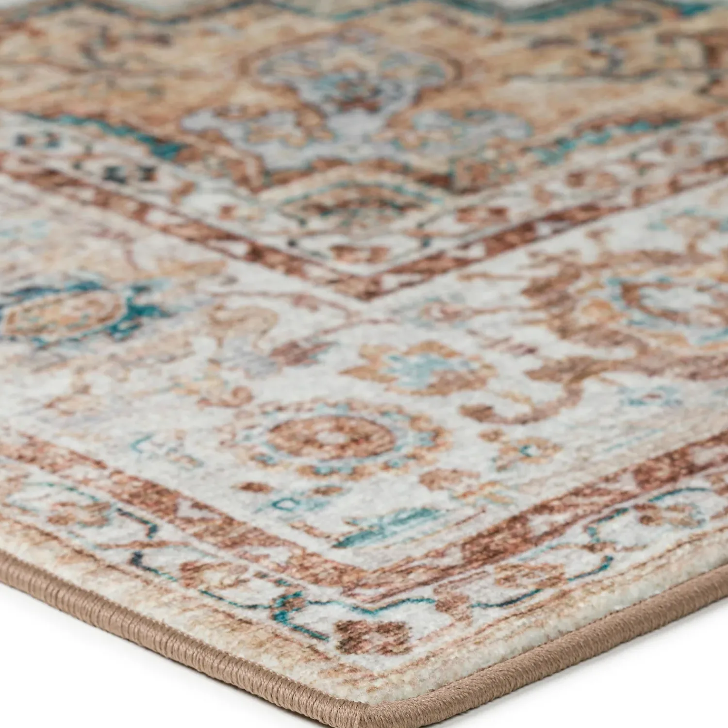 Plow & Hearth Area Rugs>Indoor/Outdoor Graves Mill Medallion Rug, 3' x 5'