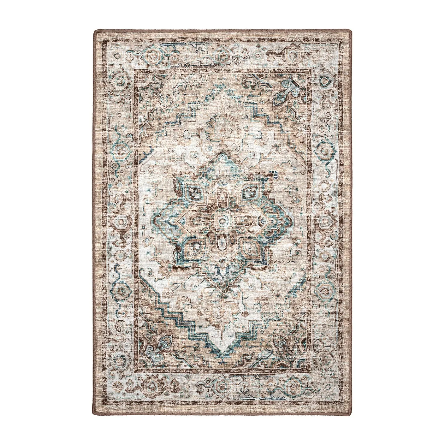 Plow & Hearth Area Rugs>Indoor/Outdoor Graves Mill Medallion Rug, 3' x 5'