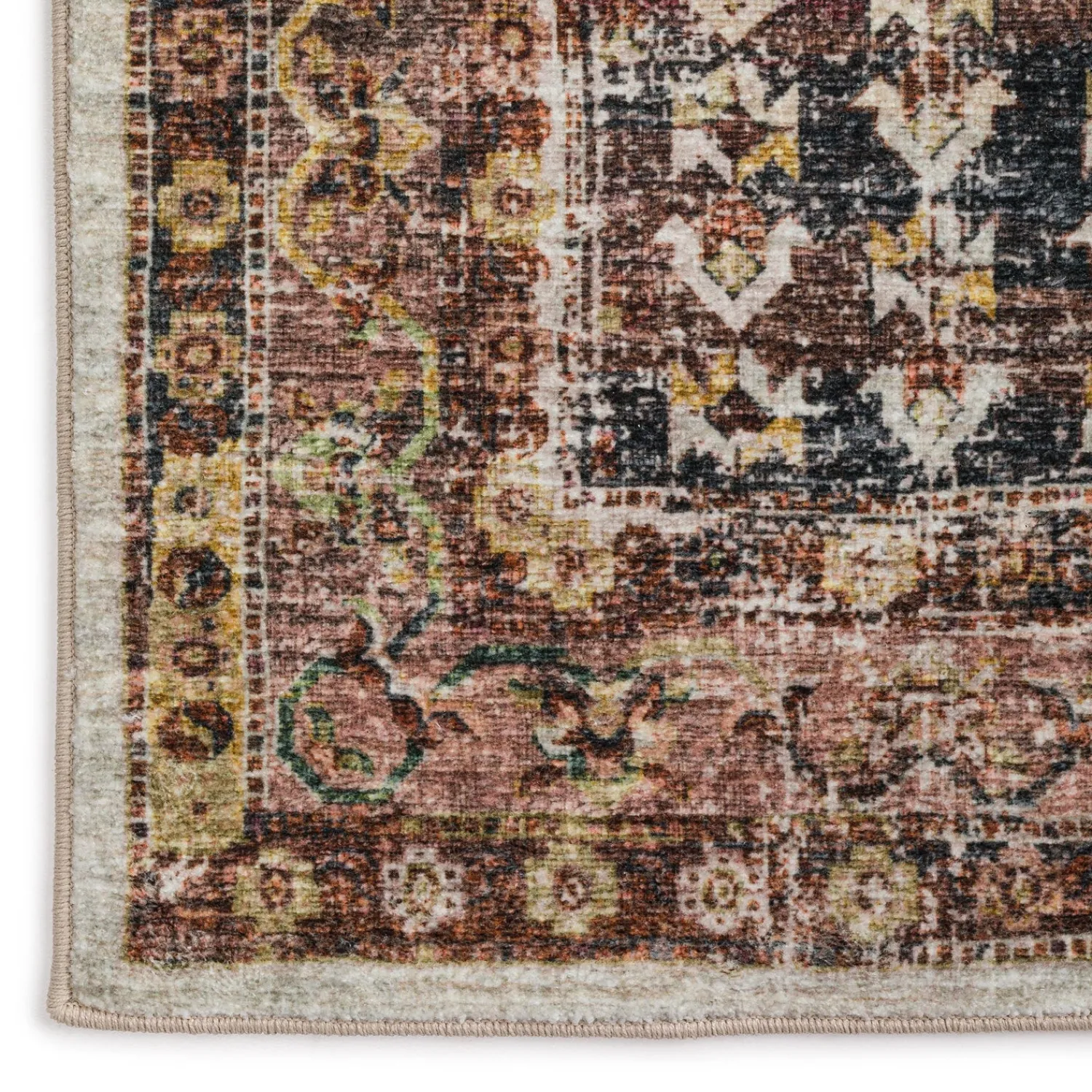 Plow & Hearth Area Rugs>Indoor/Outdoor Graves Mill Harlequin Rug, 3' x 5'