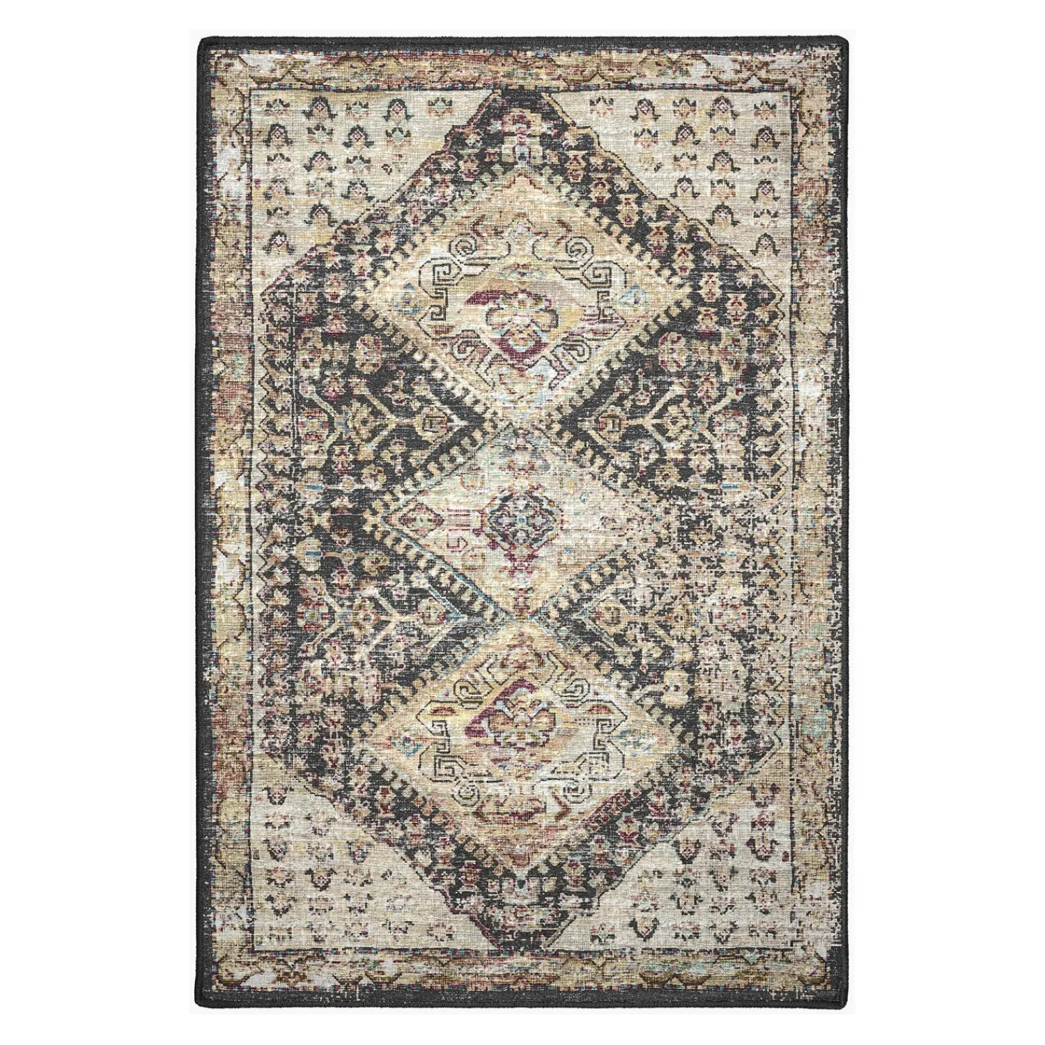 Plow & Hearth Area Rugs>Indoor/Outdoor Graves Mill Harlequin Rug, 3' x 5'