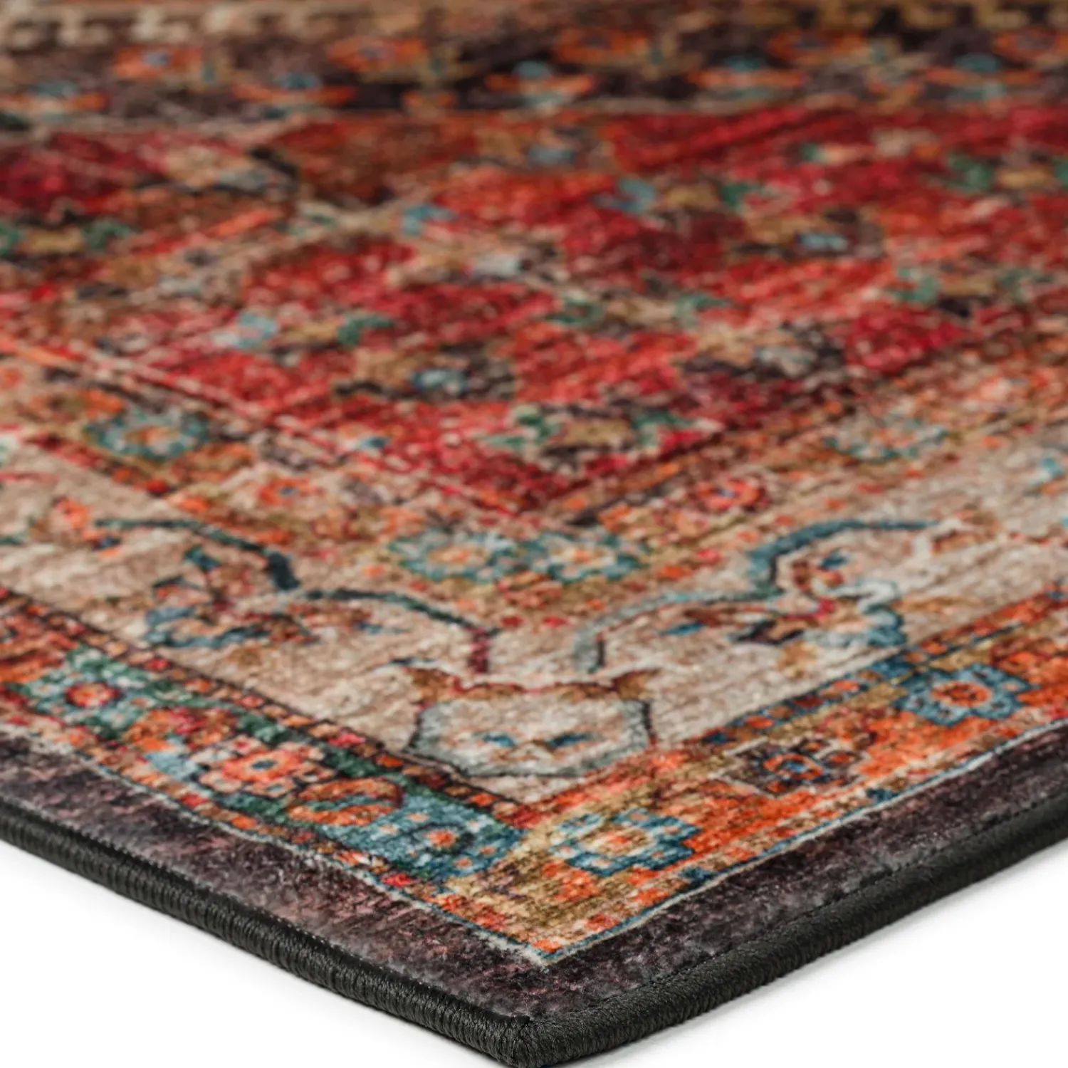 Plow & Hearth Area Rugs>Indoor/Outdoor Graves Mill Harlequin Rug, 3' x 5'