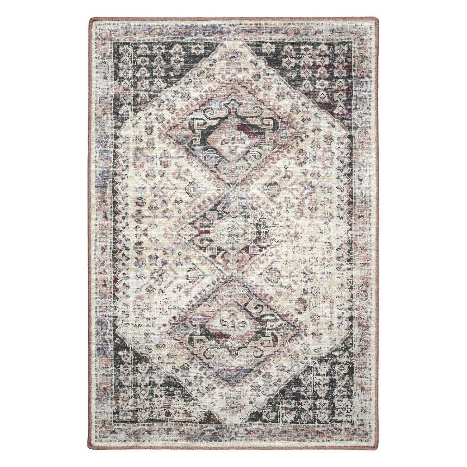 Plow & Hearth Area Rugs>Indoor/Outdoor Graves Mill Harlequin Rug, 3' x 5'