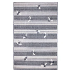 Plow & Hearth Area Rugs>Indoor/Outdoor Honey Bees Rug, 31" x 47"