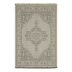 Plow & Hearth Area Rugs>Indoor/Outdoor Huntington Medallion Polypropylene Rug, 3'3" x 5'