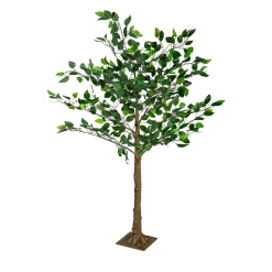 Plow & Hearth Lighted Trees & Garlands>Indoor/Outdoor LED Ficus Tree 4'