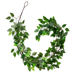 Plow & Hearth Faux Flowers & Plants|Lighted Trees & Garlands>Indoor/Outdoor Micro LED Lighted Ficus Garland