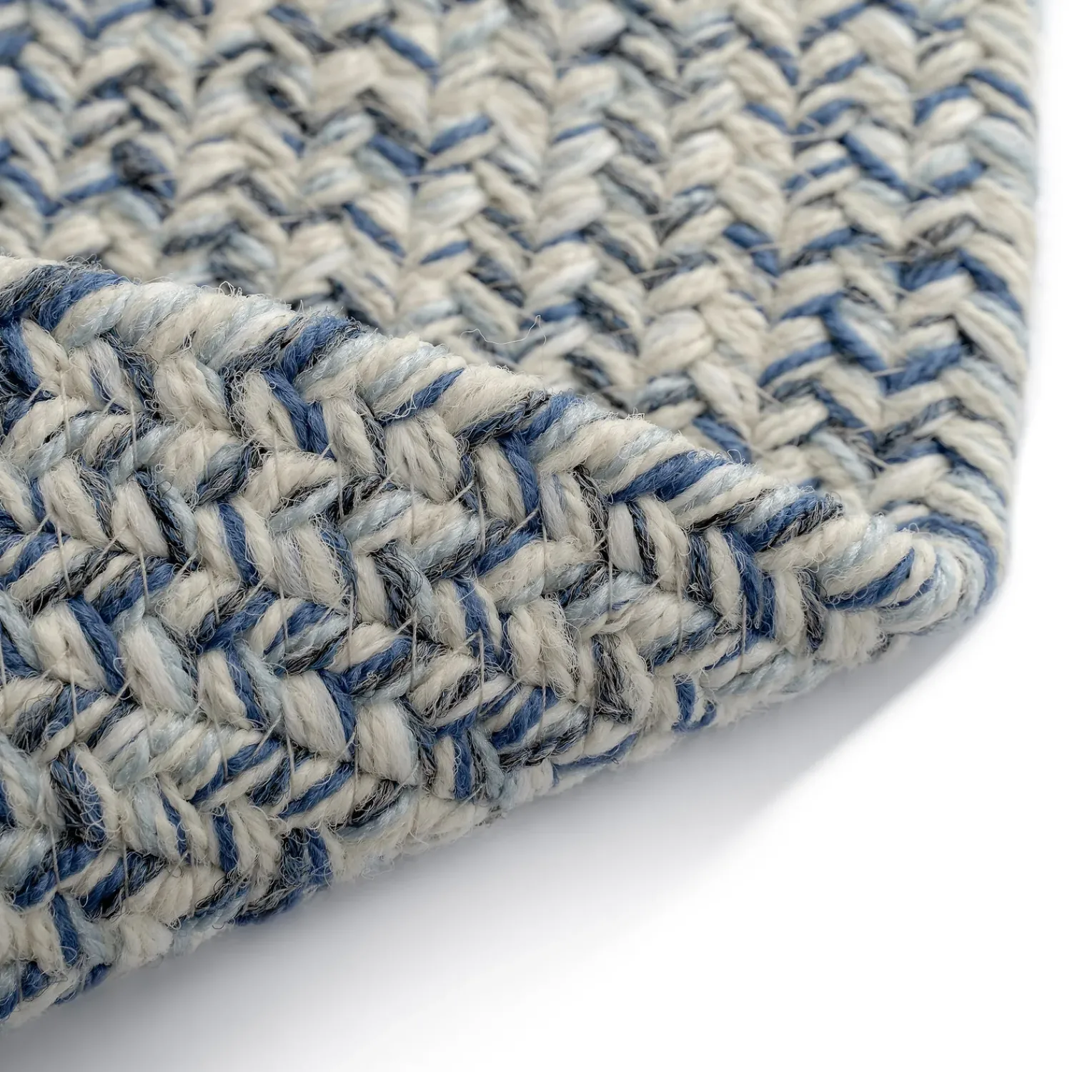 Plow & Hearth Area Rugs>Indoor/Outdoor Oval Pine Creek Braided Polypropylene Rug, 2'7" x 9' Runner