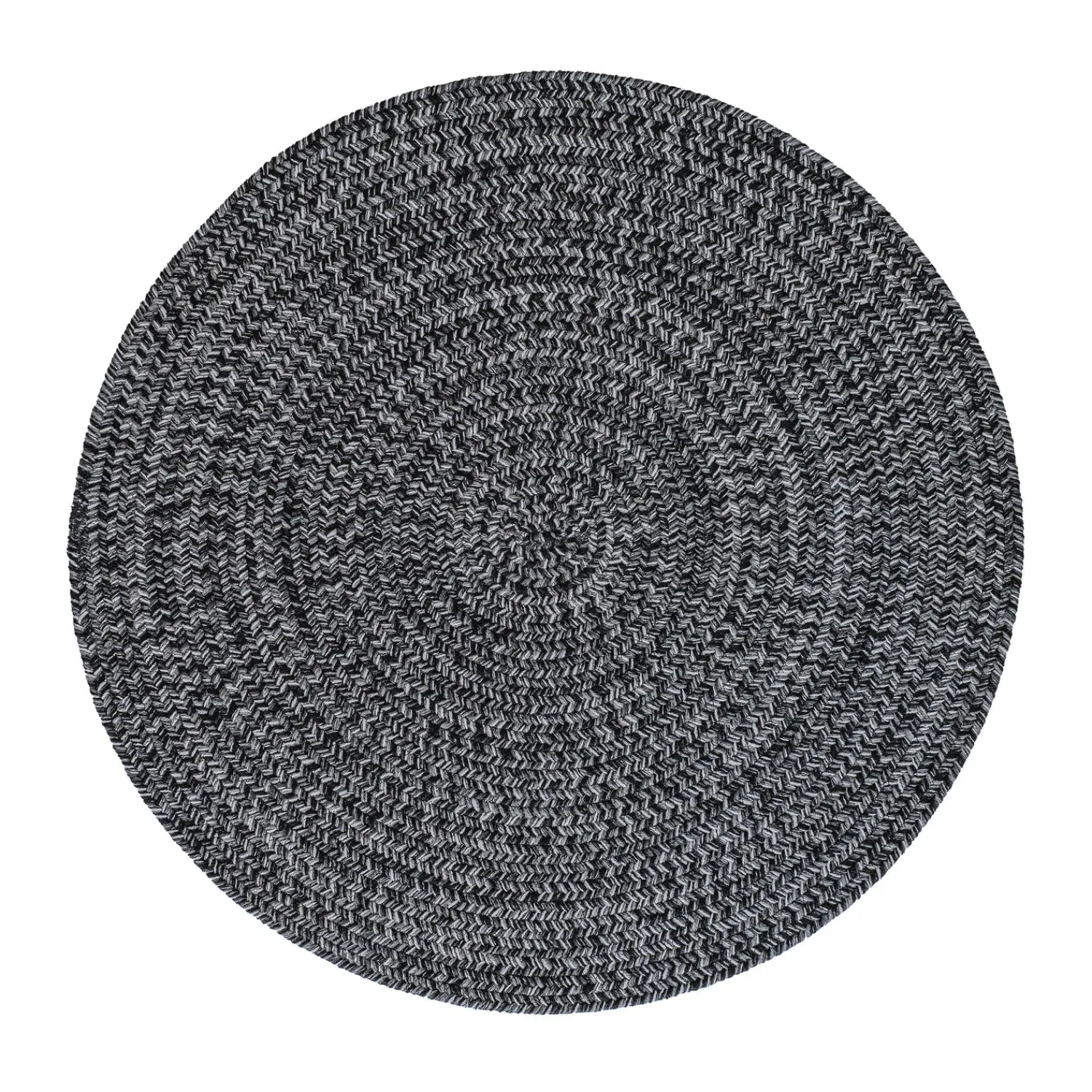 Plow & Hearth Area Rugs>Indoor/Outdoor Oval Pine Creek Braided Polypropylene Rug, 5'6" Round