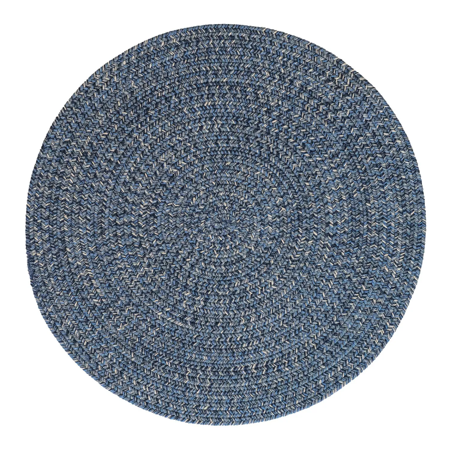 Plow & Hearth Area Rugs>Indoor/Outdoor Oval Pine Creek Braided Polypropylene Rug, 5'6" Round
