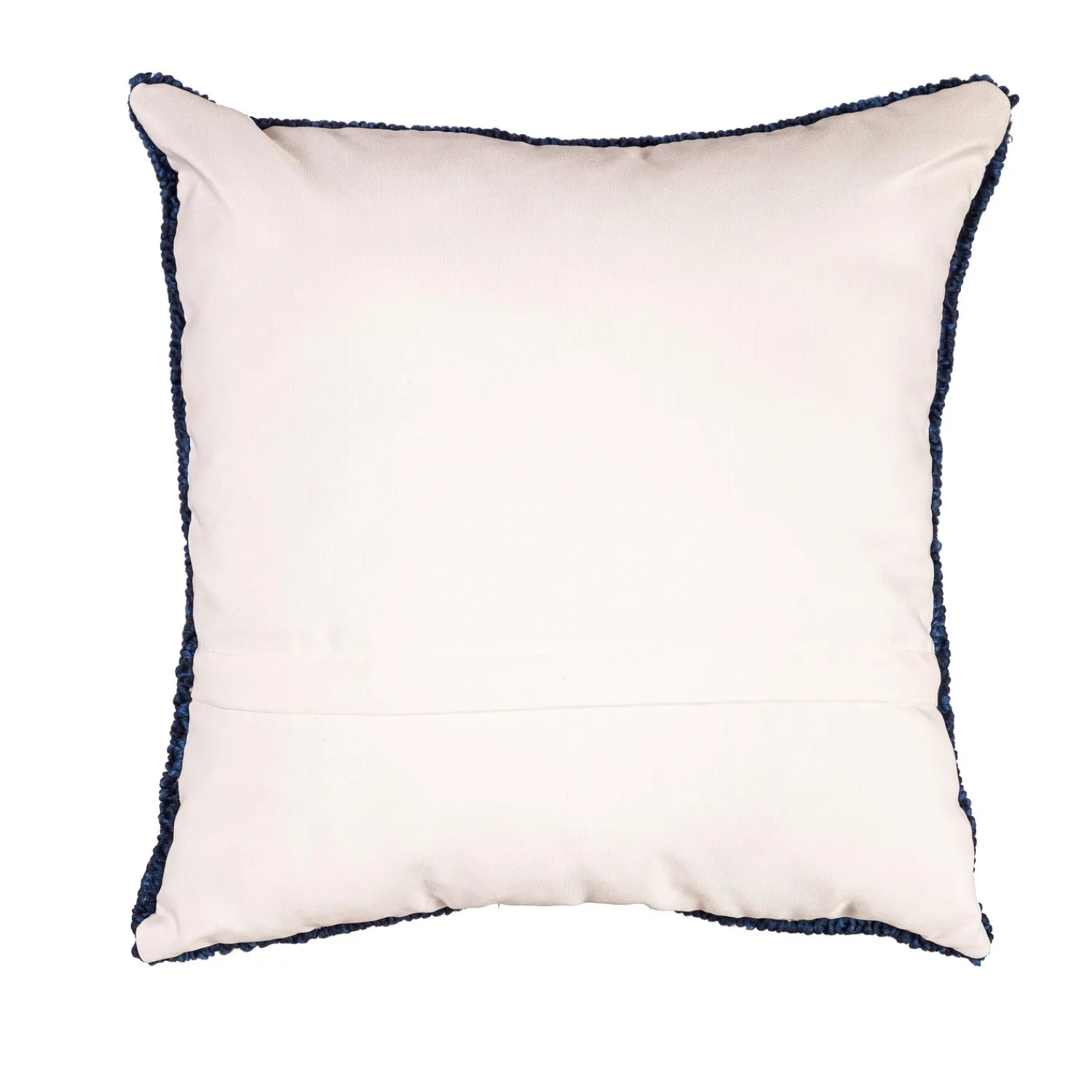 Plow & Hearth Outdoor Throw Pillows|Decorative Pillows>Indoor/Outdoor Palermo Floral Hooked Polypropylene Throw Pillow