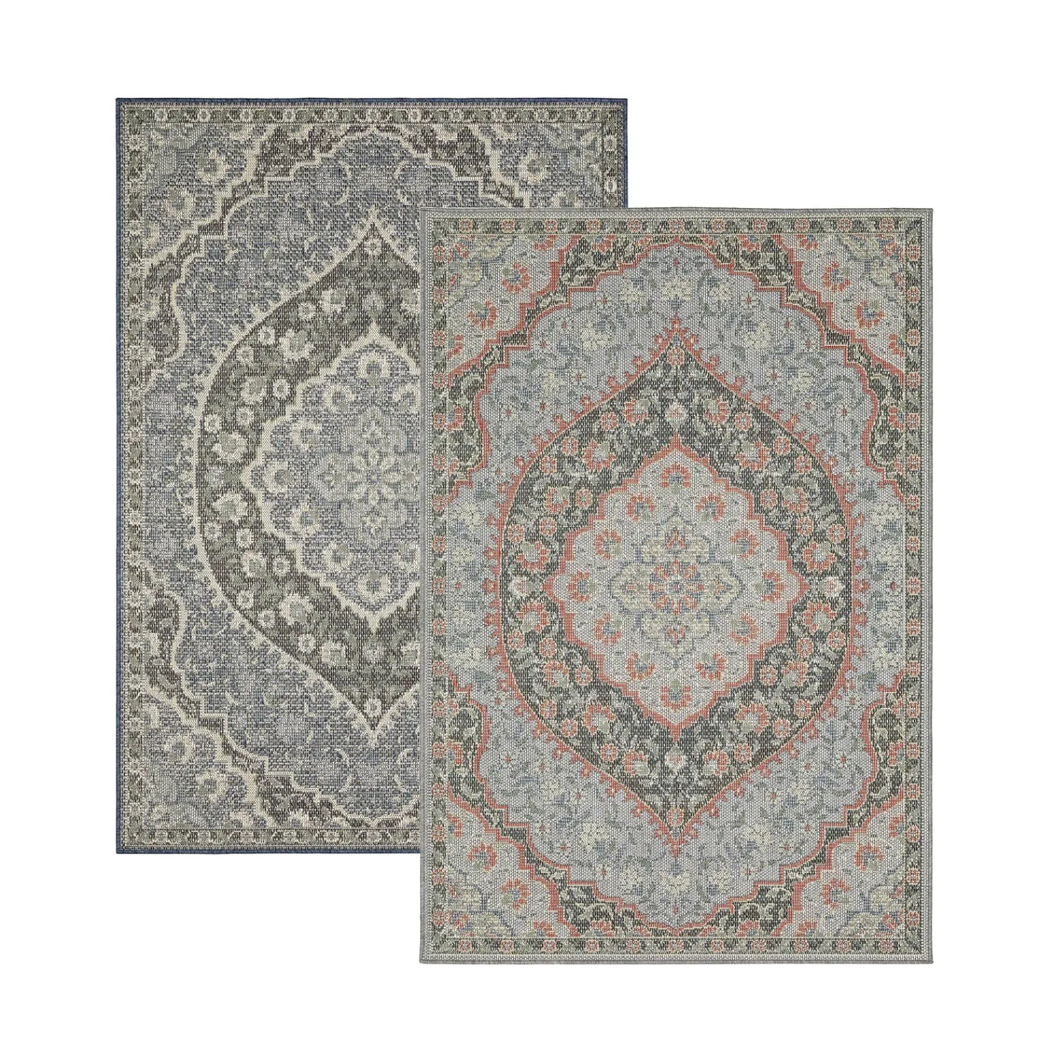 Plow & Hearth Area Rugs>Indoor/Outdoor Riverbend Vintage Polypropylene Rug, 9'10" x 12'10"
