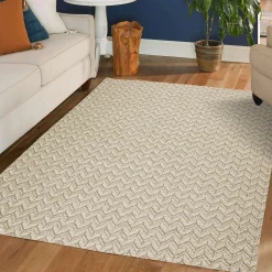 Plow & Hearth Area Rugs>Indoor/Outdoor Santa Anna Chevron Rug, 20" x 30"