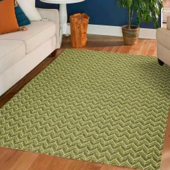 Plow & Hearth Area Rugs>Indoor/Outdoor Santa Anna Chevron Rug, 20" x 30"