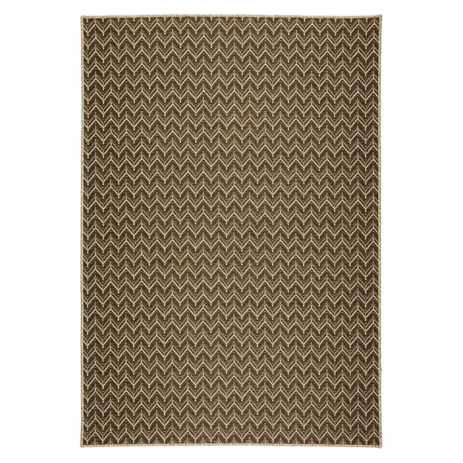 Plow & Hearth Area Rugs>Indoor/Outdoor Santa Anna Chevron Rug, 20" x 30"