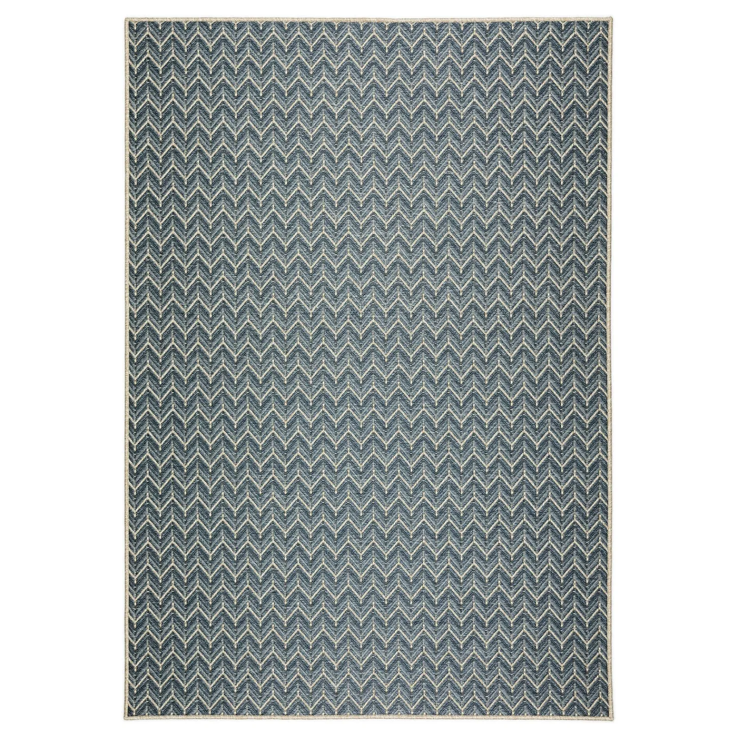 Plow & Hearth Area Rugs>Indoor/Outdoor Santa Anna Chevron Rug, 20" x 30"