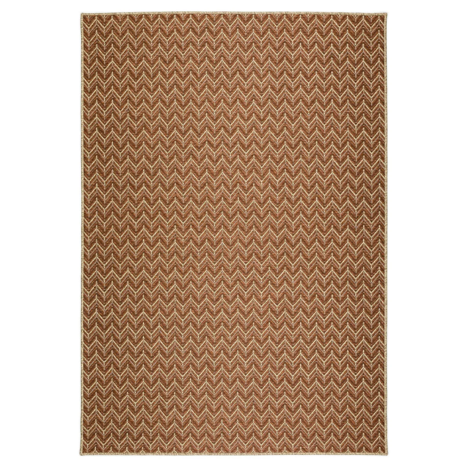Plow & Hearth Area Rugs>Indoor/Outdoor Santa Anna Chevron Rug, 20" x 30"
