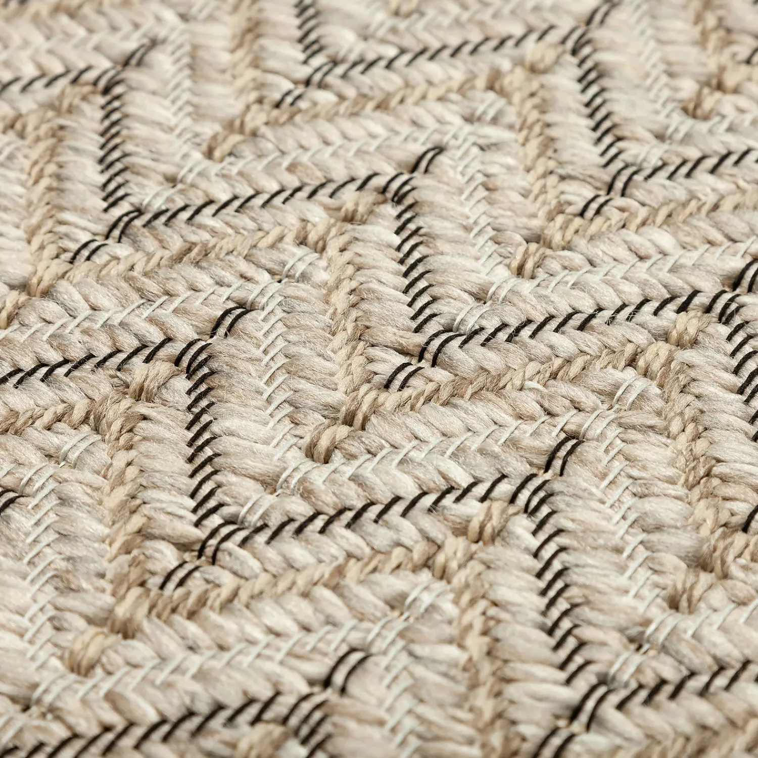 Plow & Hearth Area Rugs>Indoor/Outdoor Santa Anna Chevron Rug, 20" x 30"