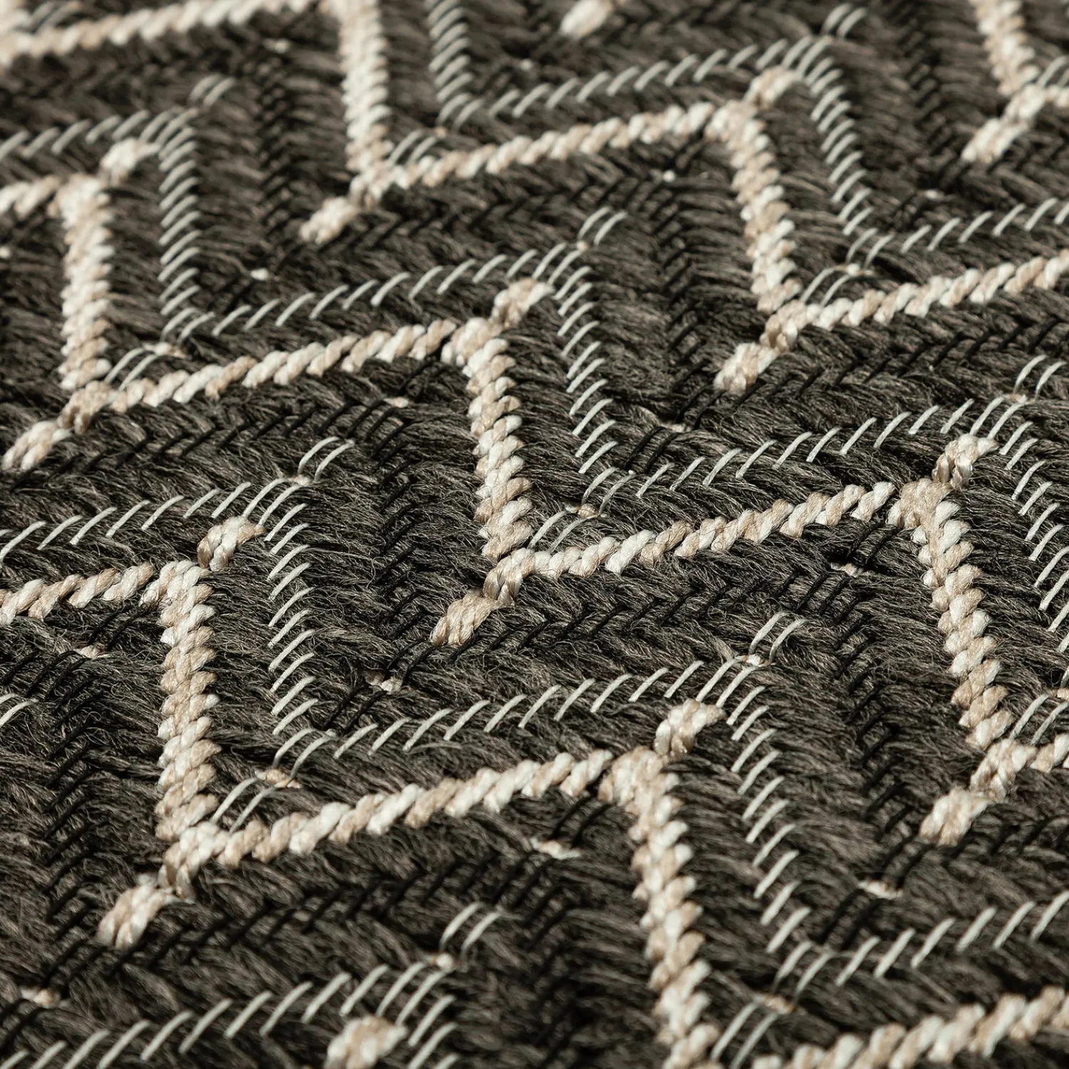 Plow & Hearth Area Rugs>Indoor/Outdoor Santa Anna Chevron Rug, 20" x 30"