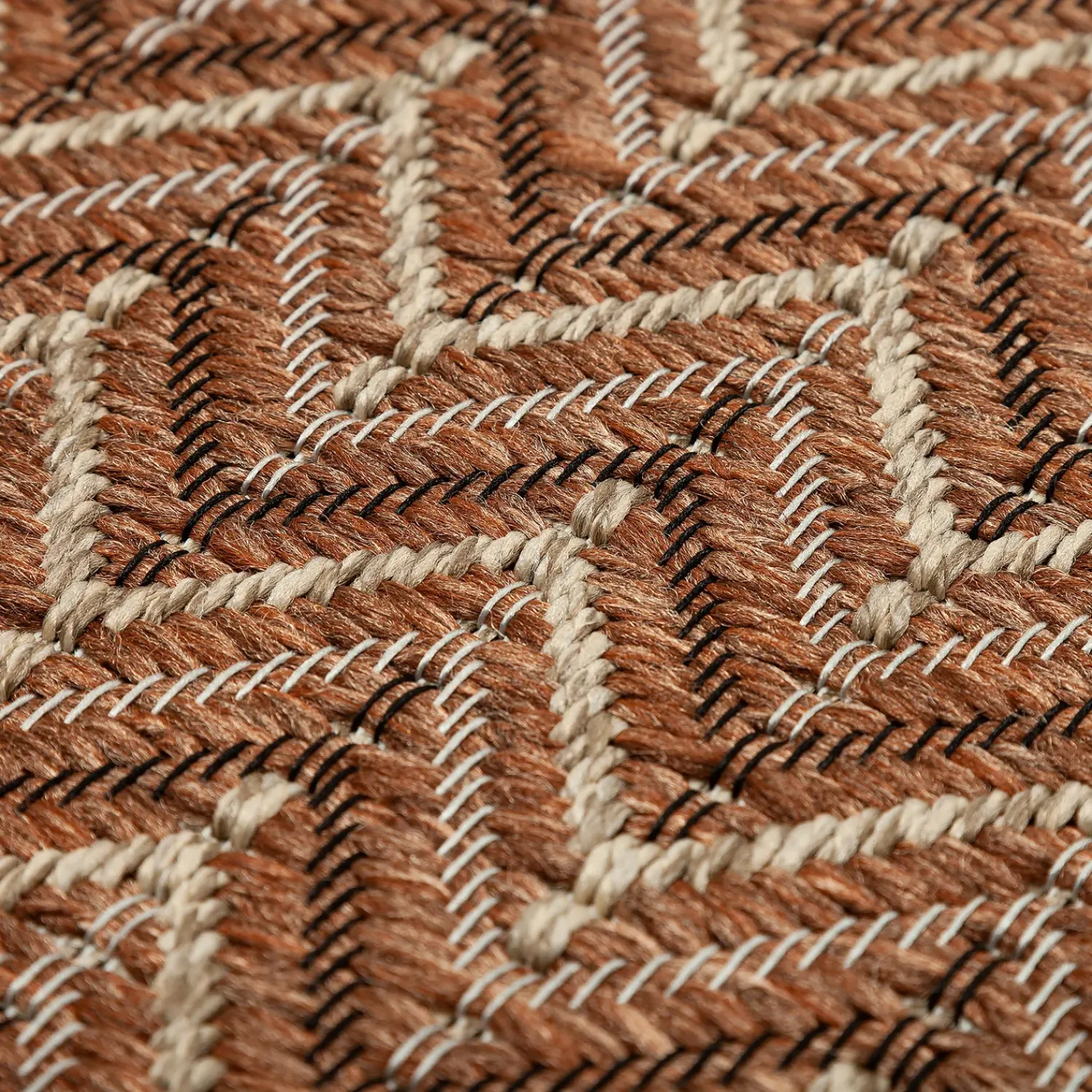 Plow & Hearth Area Rugs>Indoor/Outdoor Santa Anna Chevron Rug, 20" x 30"