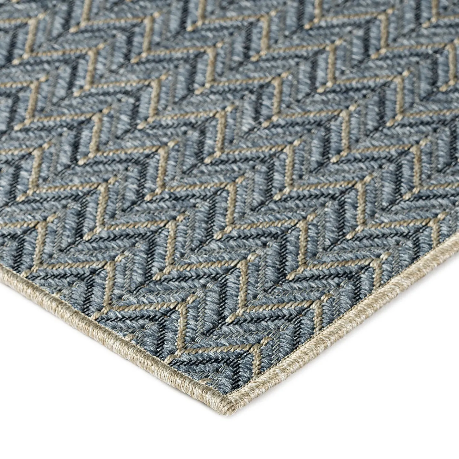 Plow & Hearth Area Rugs>Indoor/Outdoor Santa Anna Chevron Rug, 20" x 30"