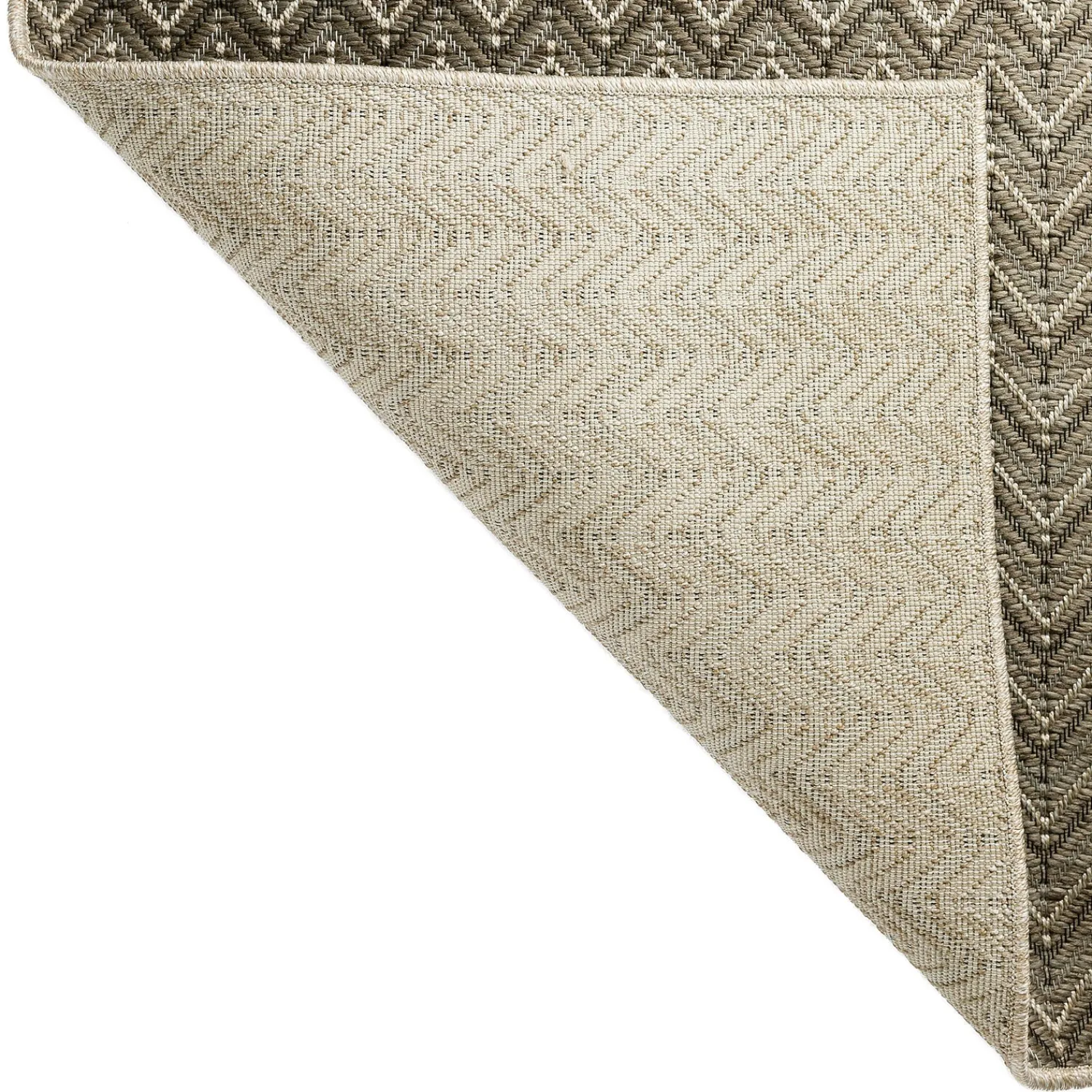 Plow & Hearth Area Rugs>Indoor/Outdoor Santa Anna Chevron Rug, 20" x 30"