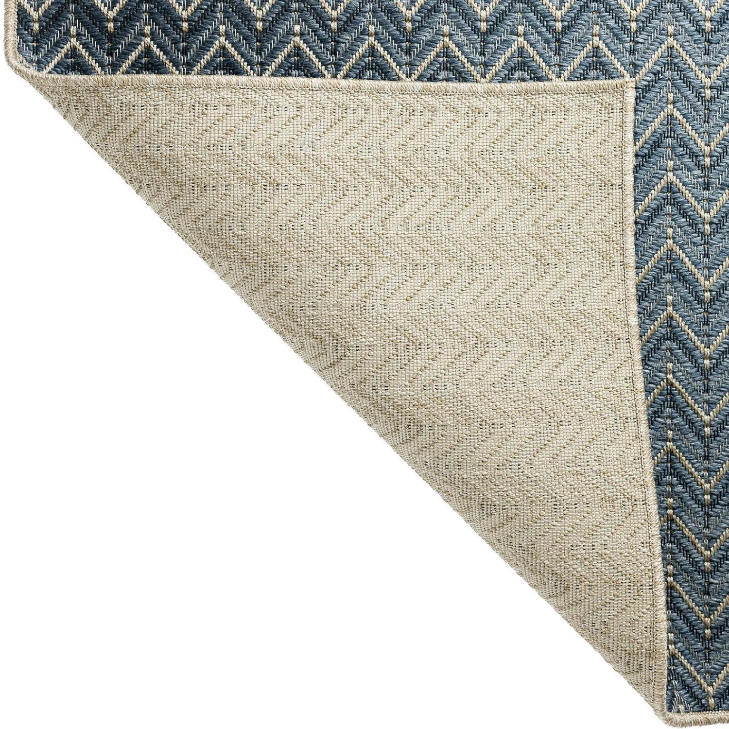 Plow & Hearth Area Rugs>Indoor/Outdoor Santa Anna Chevron Rug, 20" x 30"