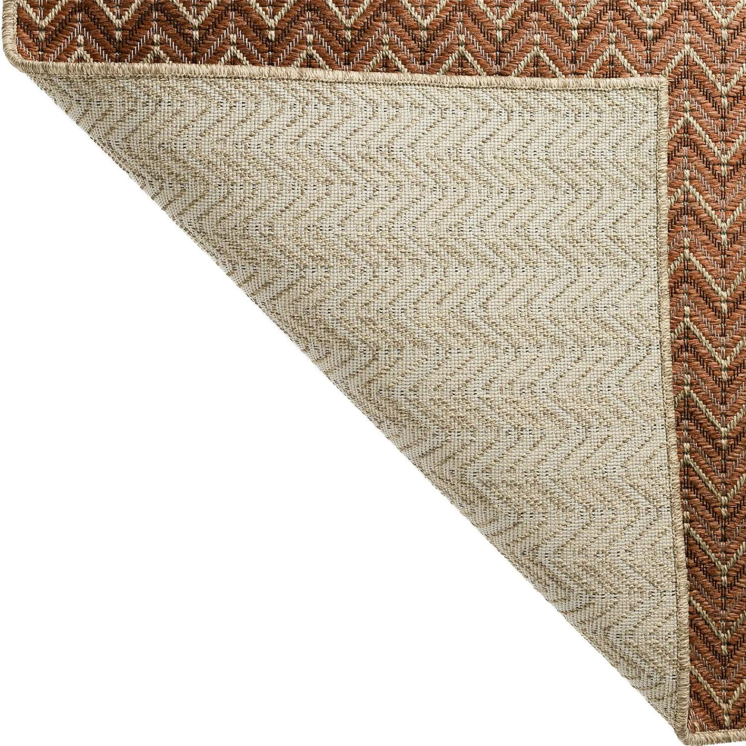 Plow & Hearth Area Rugs>Indoor/Outdoor Santa Anna Chevron Rug, 20" x 30"