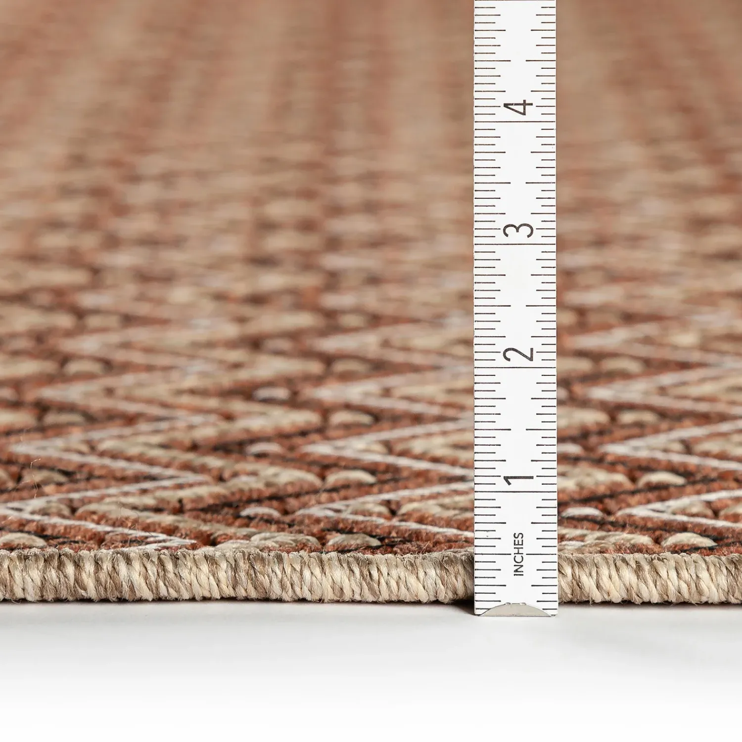 Plow & Hearth Area Rugs>Indoor/Outdoor Santa Anna Chevron Rug, 20" x 30"