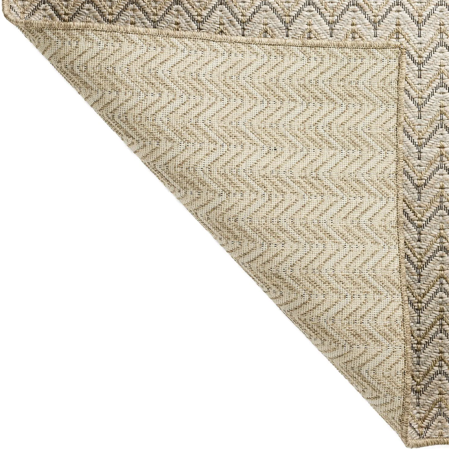 Plow & Hearth Area Rugs>Indoor/Outdoor Santa Anna Chevron Rug, 3' x 5'