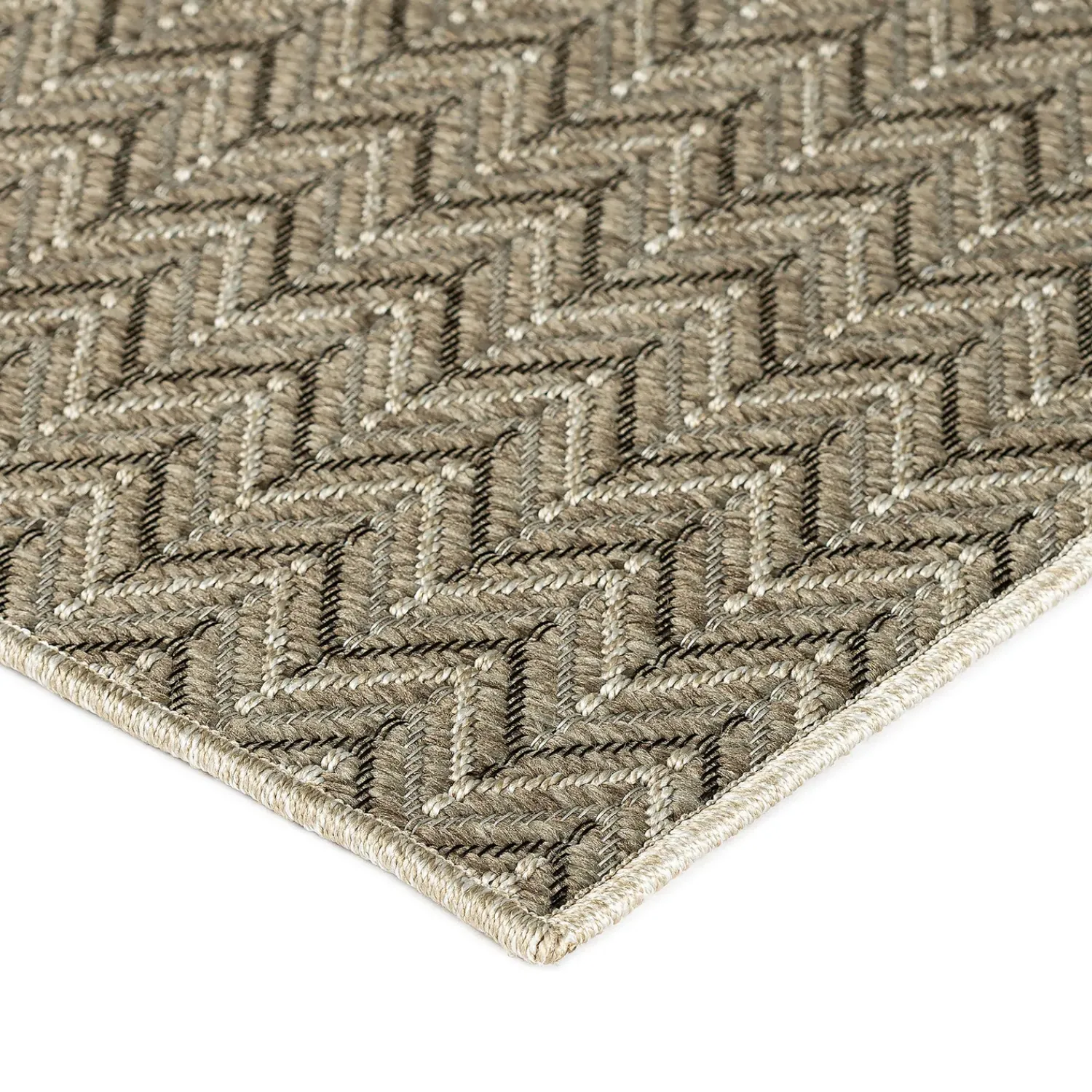 Plow & Hearth Area Rugs>Indoor/Outdoor Santa Anna Chevron Rug, 3' x 5'