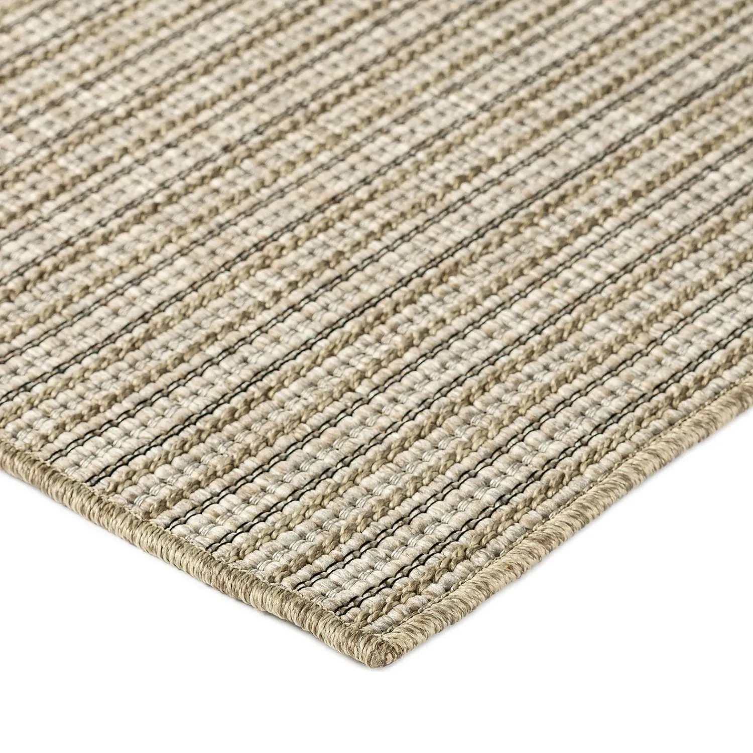 Plow & Hearth Area Rugs>Indoor/Outdoor Santa Anna Striped Rug, 3' x 5'