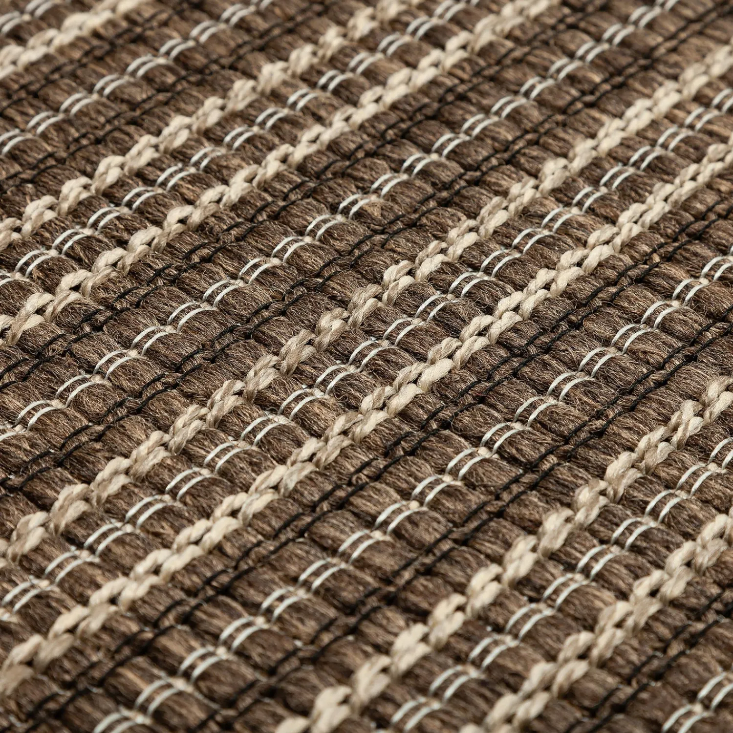 Plow & Hearth Area Rugs>Indoor/Outdoor Santa Anna Striped Rug, 3' x 5'
