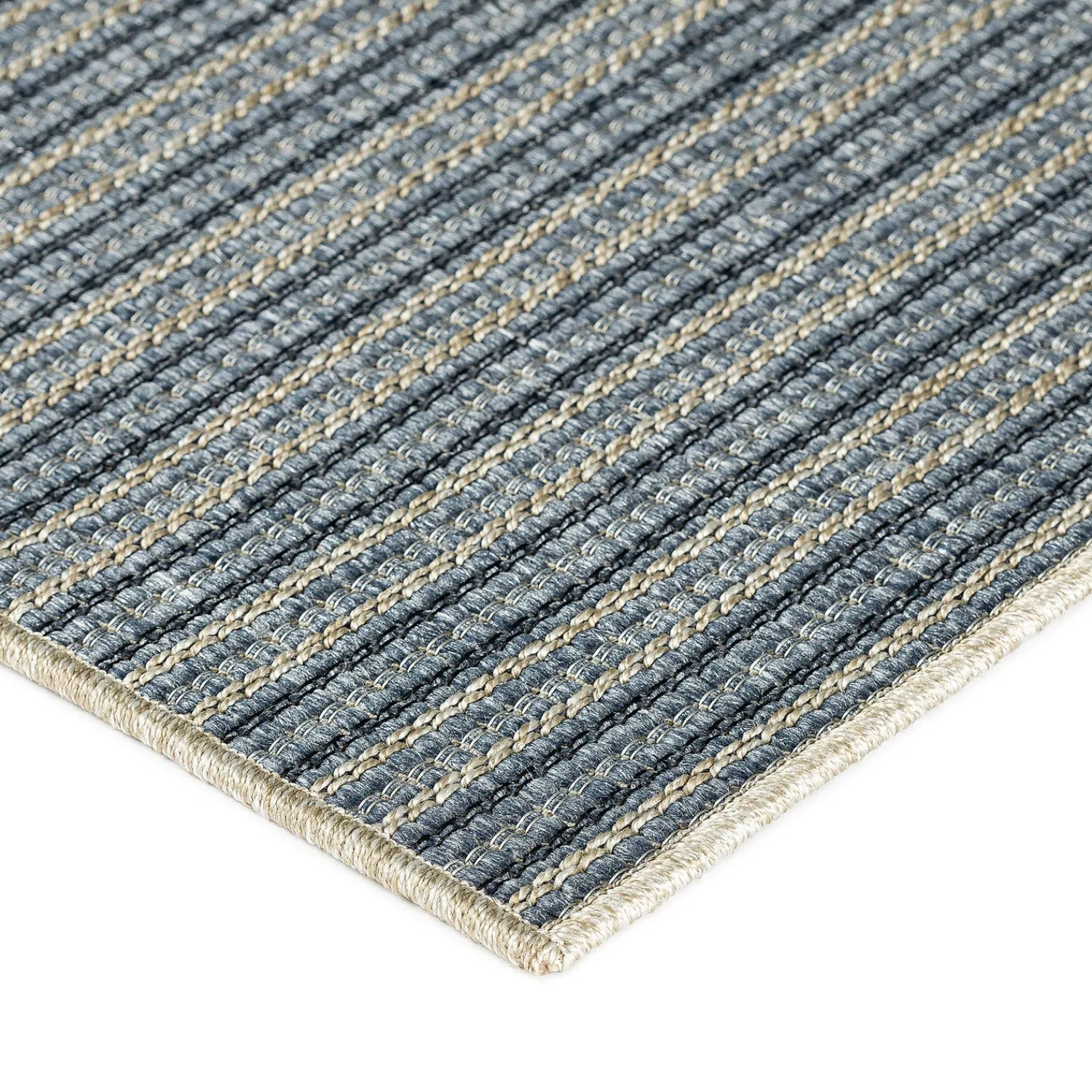 Plow & Hearth Area Rugs>Indoor/Outdoor Santa Anna Striped Rug, 3' x 5'