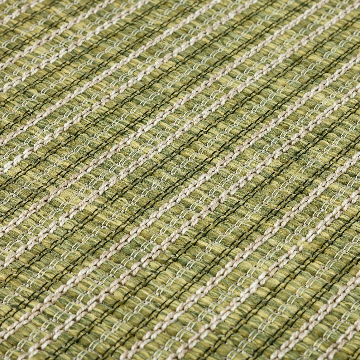 Plow & Hearth Area Rugs>Indoor/Outdoor Santa Anna Striped Rug, 3' x 5'