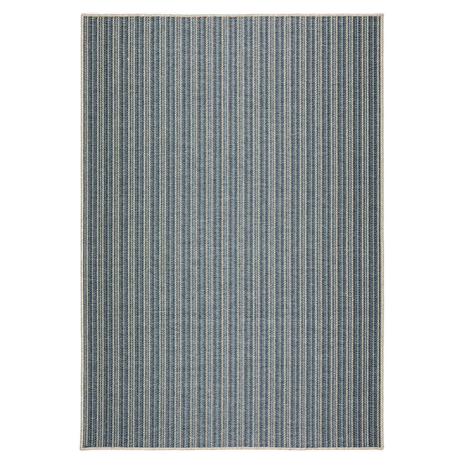 Plow & Hearth Area Rugs>Indoor/Outdoor Santa Anna Striped Rug, 2'3" x 7'5" Runner