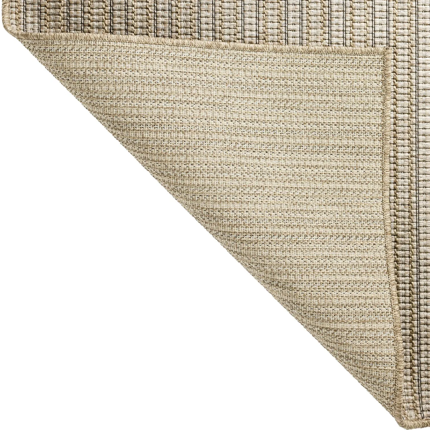 Plow & Hearth Area Rugs>Indoor/Outdoor Santa Anna Striped Rug, 8' Round
