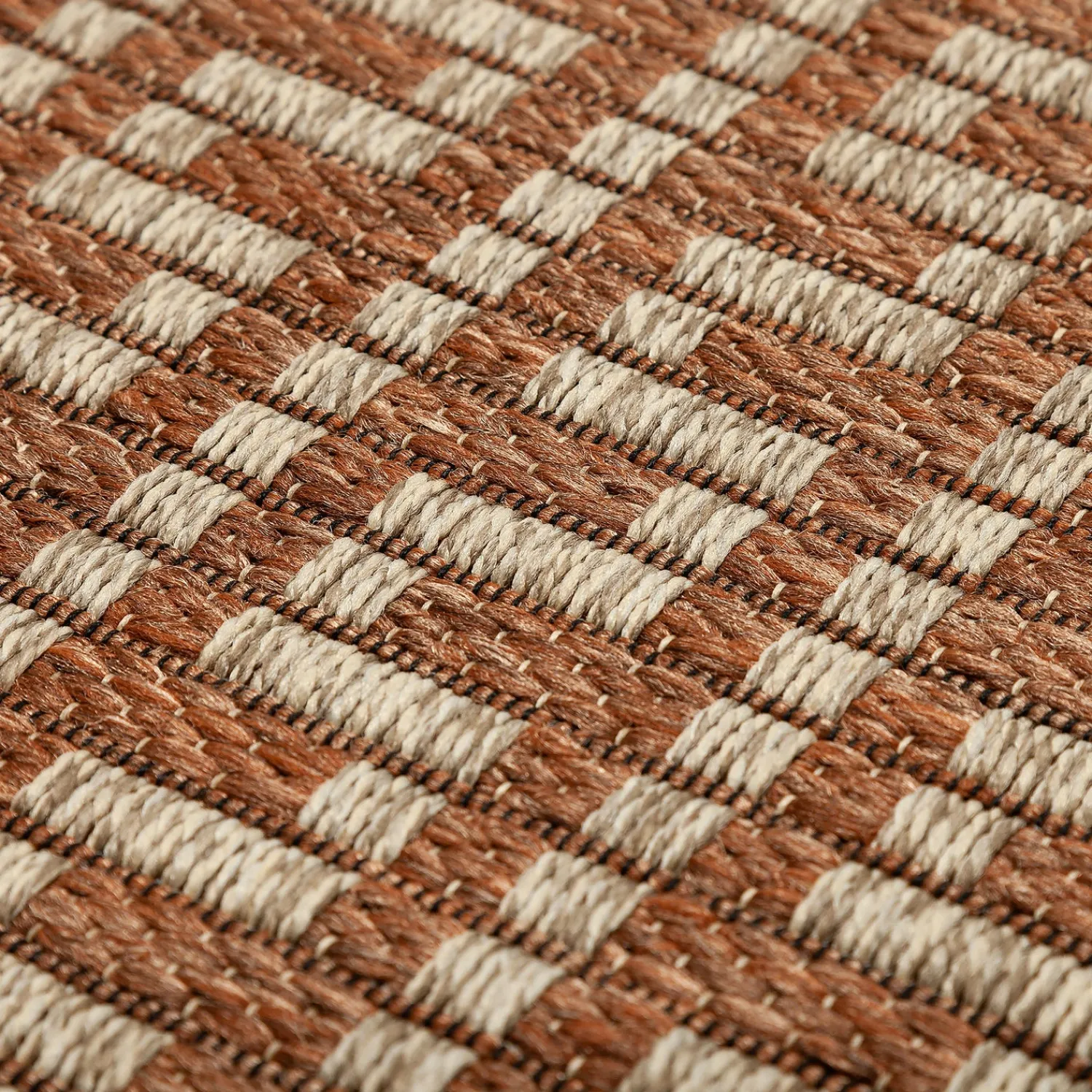 Plow & Hearth Area Rugs>Indoor/Outdoor Santa Anna Tribal Rug, 3' x 5'