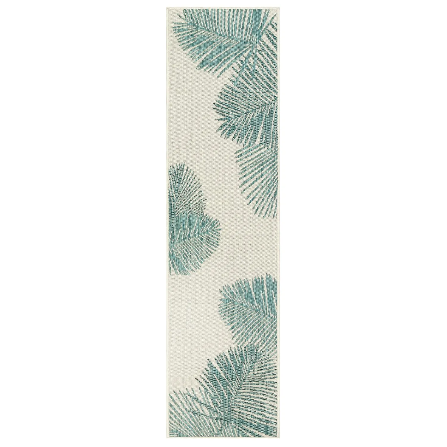 Plow & Hearth Runners>Indoor/Outdoor Textured Palms Polypropylene, 23" x 7'6" Runner