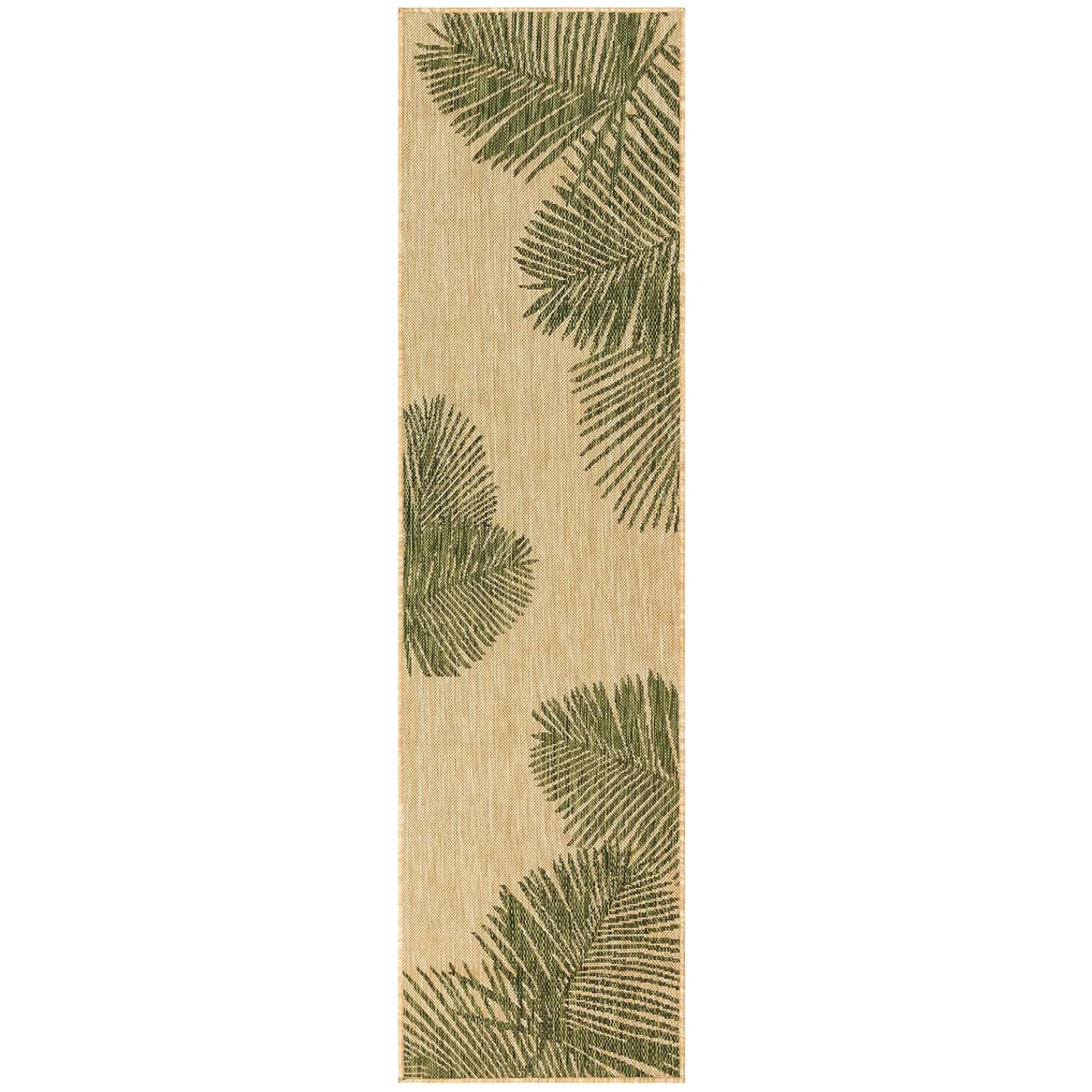 Plow & Hearth Runners>Indoor/Outdoor Textured Palms Polypropylene, 23" x 7'6" Runner