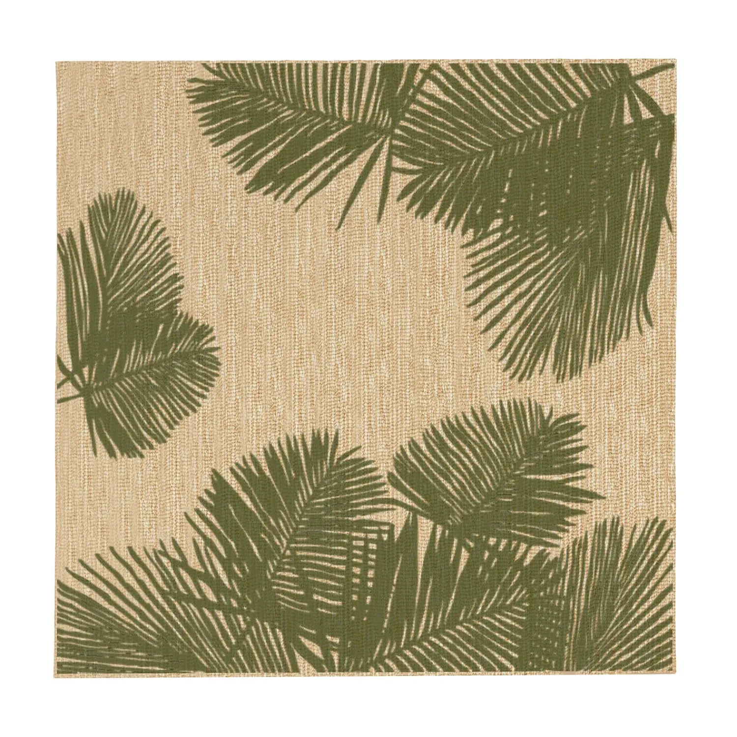 Plow & Hearth Runners>Indoor/Outdoor Textured Palms Polypropylene, 23" x 7'6" Runner